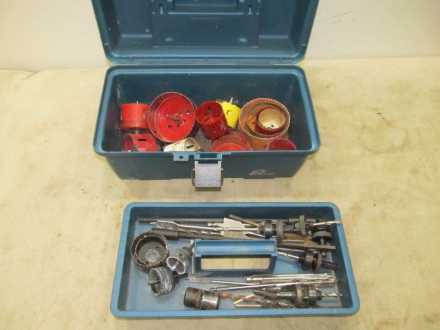 lot 26 image: Large Group of Hole Cutting Saw Blades etc.