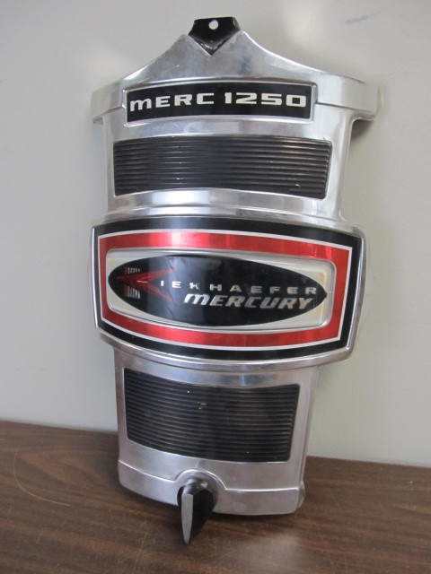 lot 50 image: Vintage Mercury Outboard Motor Face Plate