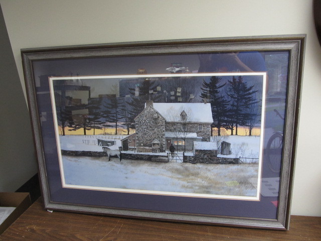 lot 60 image: Nice LARGE Triple Matted Framed Print