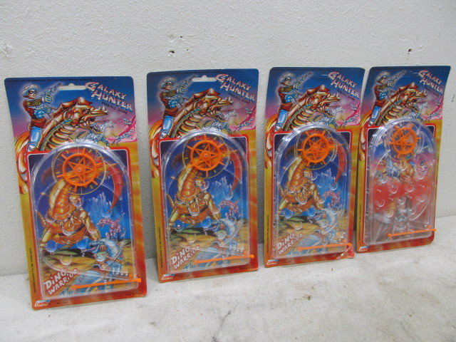 lot 96 image: 4 Vintage GALAXY HUNTER Handheld Pinball Games