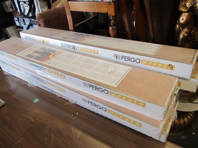 lot 142 image: Approx 100 Sq ft of Pergo Presto Flooring