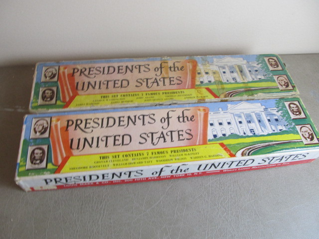 lot 45 image: 2 Sets of NEW IN BOX Marx Presidents of The United States