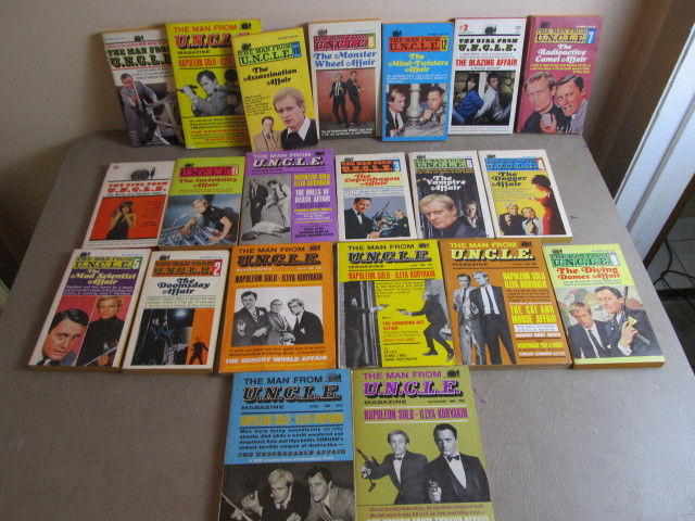 lot 50 image: Lot of Man From U.N.C.L.E. Vintage Paperback Books