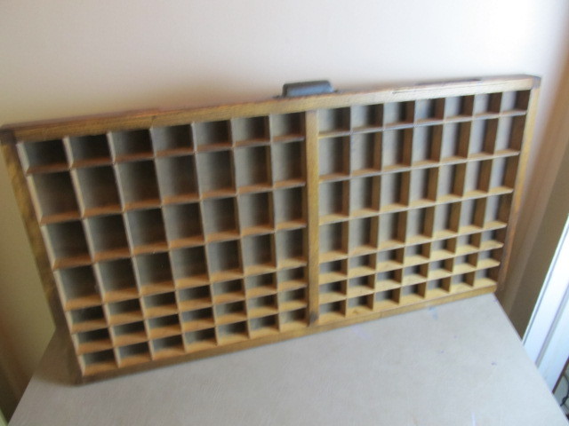 lot 57 image: Vintage HAMILTON Printers Cabinet Tray