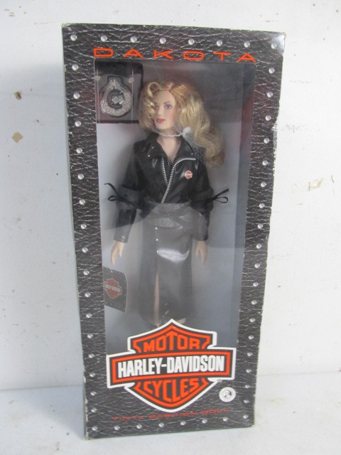 lot 95 image: NIB Dakota Harley Davidson Collector Doll