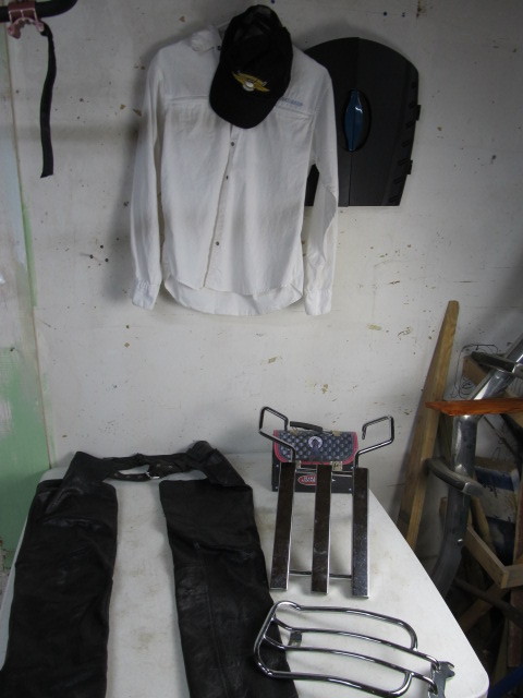 lot 97 image: MotorcycleHarley Davidson Clothes Chaps etc