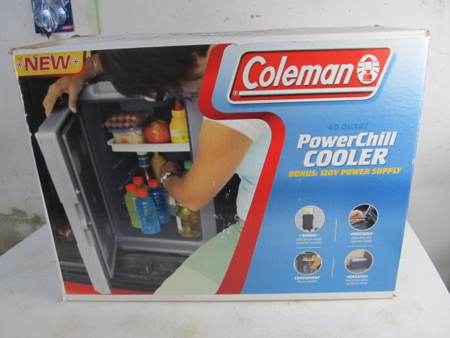 lot 112 image: NIB Coleman Power Chill Cooler