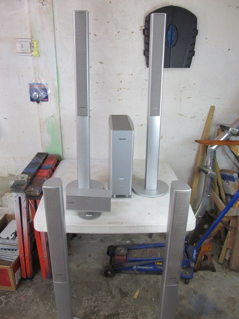 lot 115 image: NICE Complete Panasonic Surround Sound Speaker System