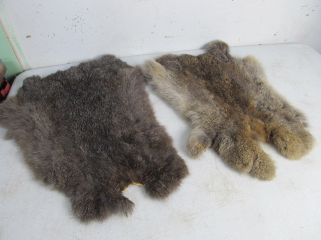 lot 133 image: Pair of Real Fur Pelts