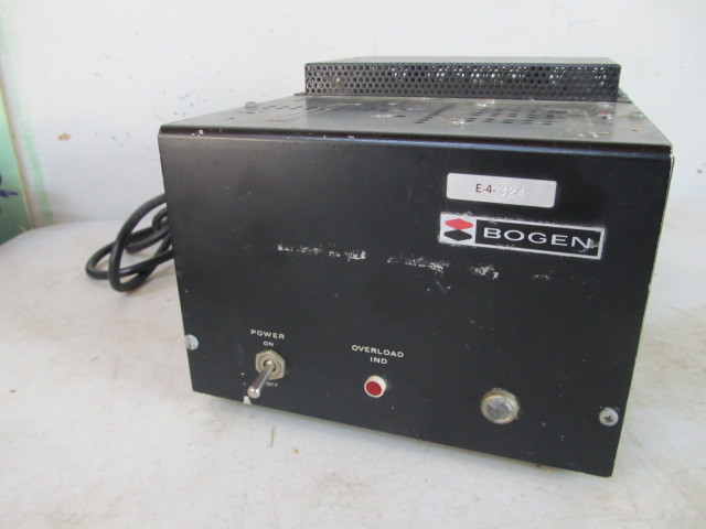 lot 15 image: Vintage BOGEN MT-100 Tube Amplifier
