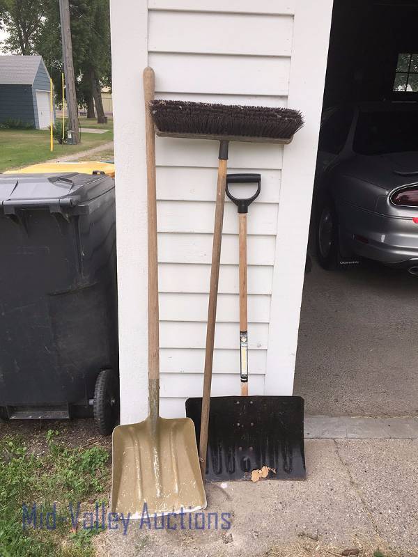 Shovels & broom
