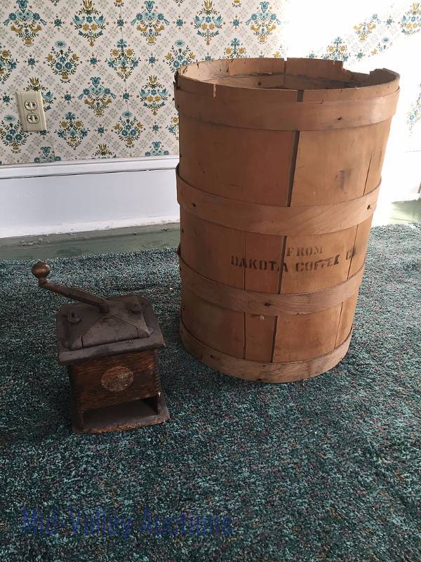 Coffee Grinder &amp Coffee Barrel