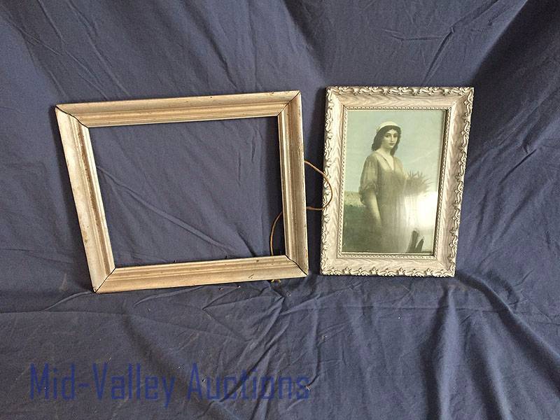 Vintage silver painted frames