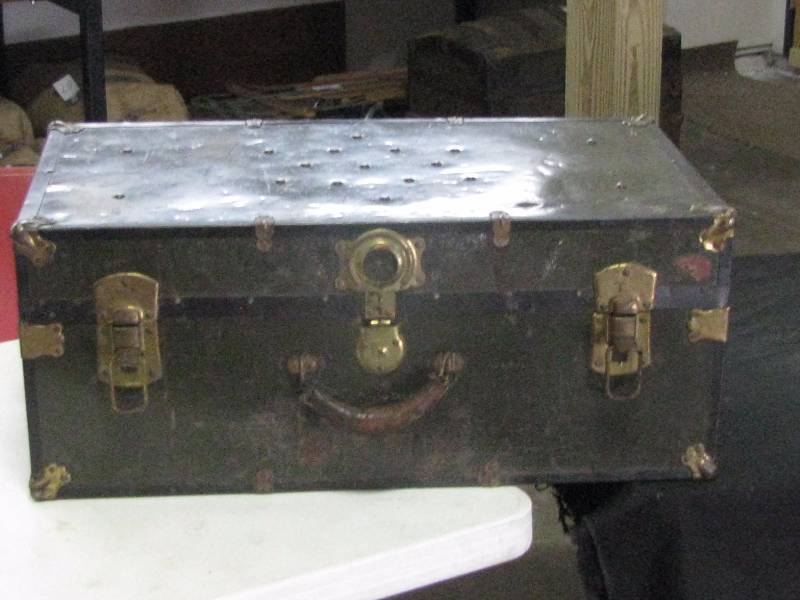 Vintage Metal Trunk