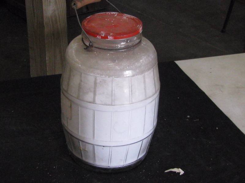 Glass Jar of Flour