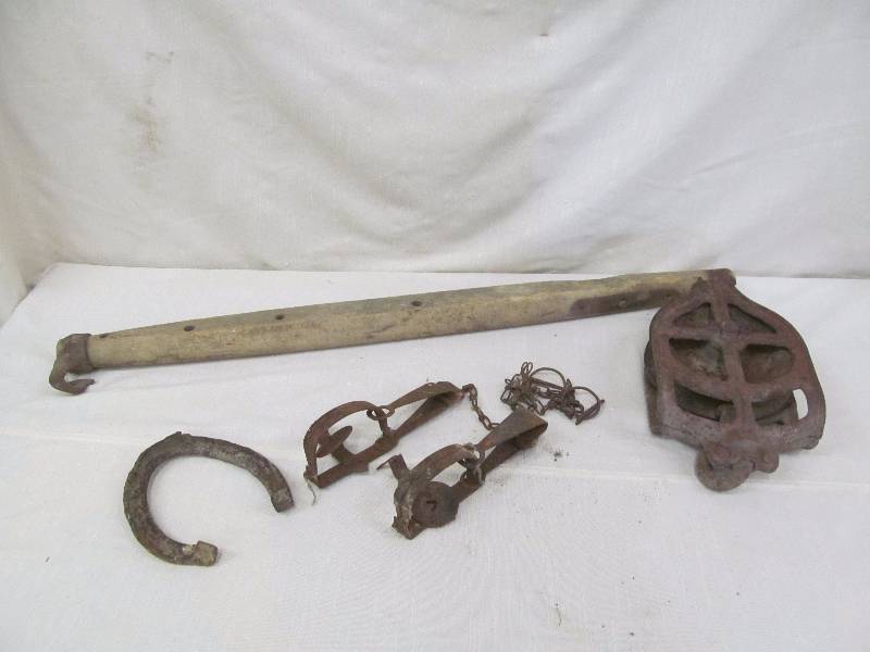 antique pulley