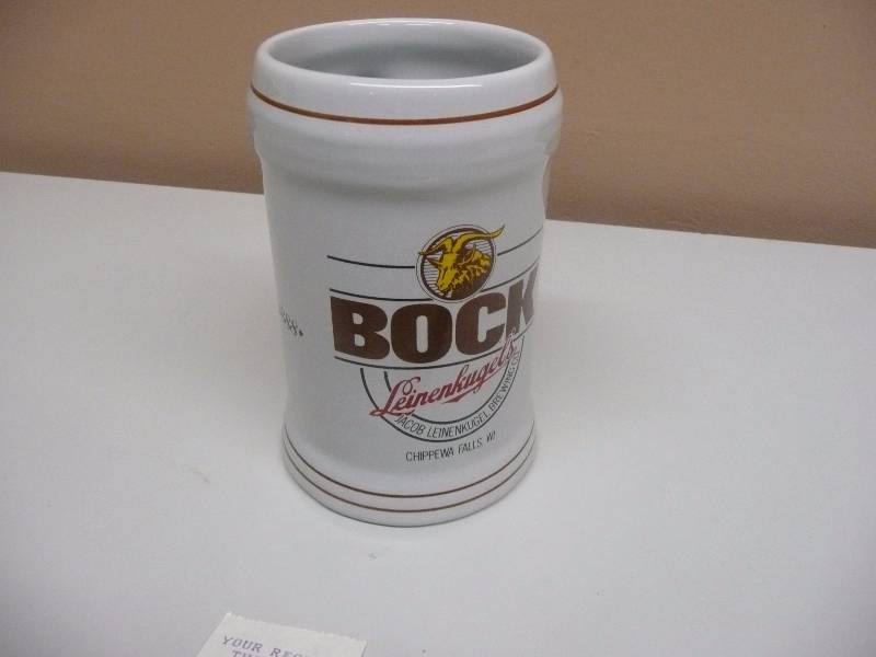 lot 18 image: Leinenkugel Bock Beer Stein Mug  - EXCELLENT CONDITION - SEE PICTURES