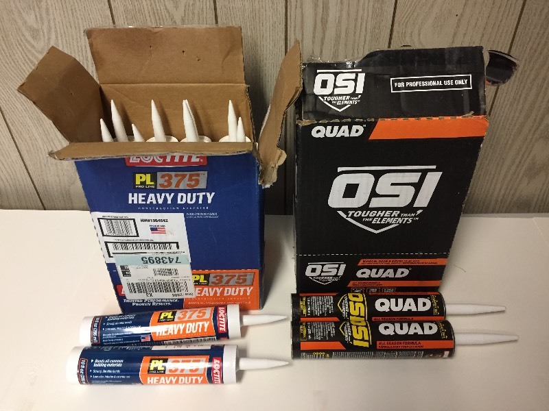lot 8 image: LOCTITE PL 375 Heavy Duty Adhesive & OSI Quad Sealent