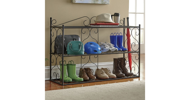 Scroll Shoe Rack Open Box Retail 4 Furniture Household Kitchen Decor Toys Catalog Company Returns K Bid