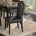 lot 25 image: Nailhead Dining Chair open box, pre...