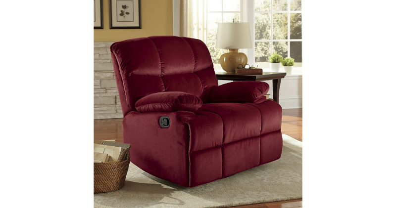 lot 50 image: Microfiber Swivel Rocker Recliner o...