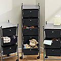 lot 51 image: Rolling Storage Carts 5 Drawer open...