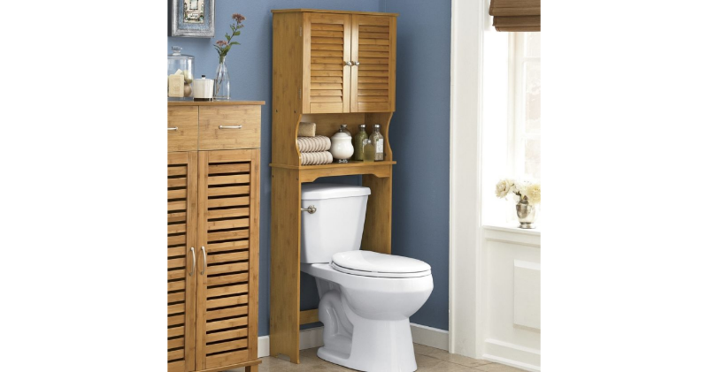 lot 72 image: Bamboo-Finish Space Saver open box ...