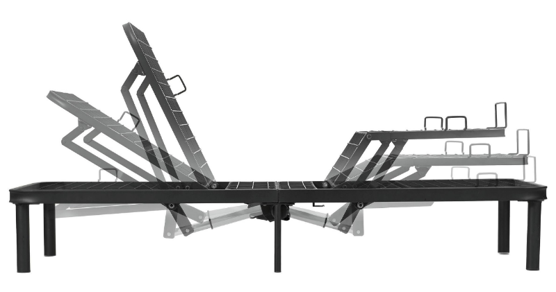 lot 94 image: Adjustable Bed Frame XLTwin open bo...