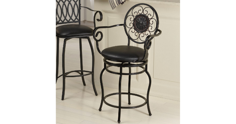 lot 104 image: Circle Design Swivel Stool open box...