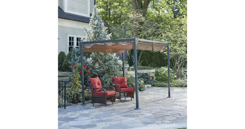 lot 112 image: Retractable Awning Gazebo open box ...