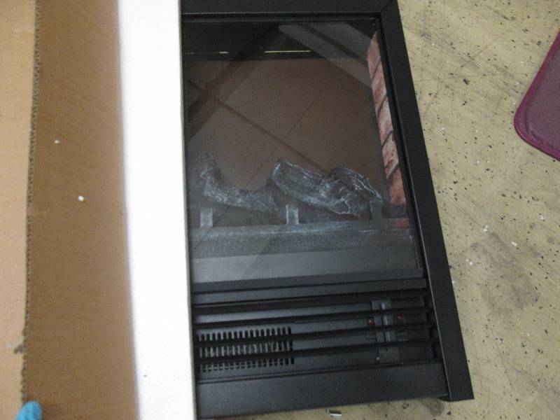 lot 70 image: Electric Fireplace insert , open bo...