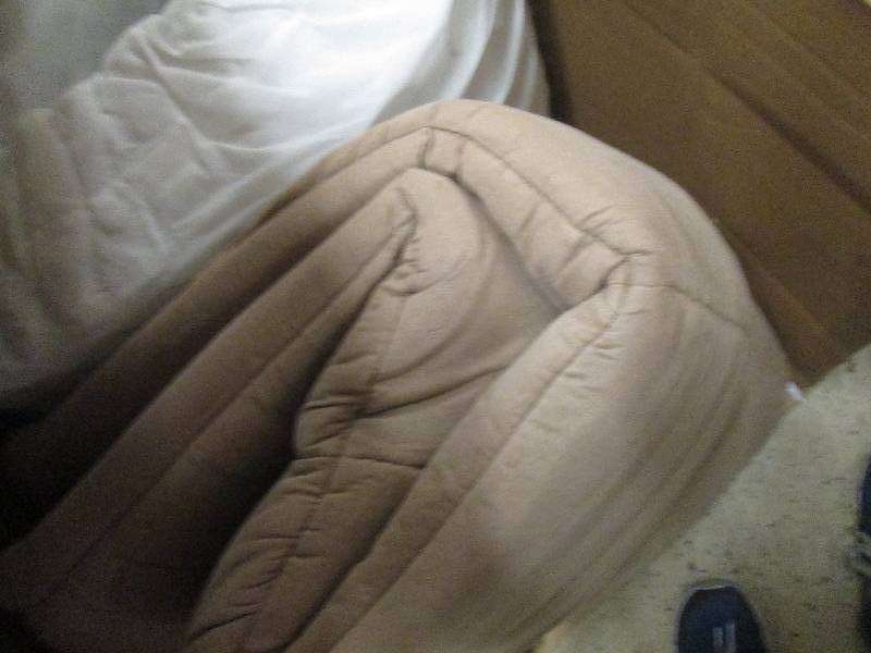lot 128 image: FutonSofa Matress & CoverTan with ...