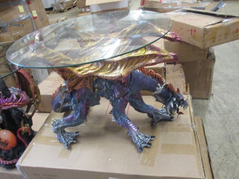 lot 131 image: Dragon Table open box, repaired Ret...