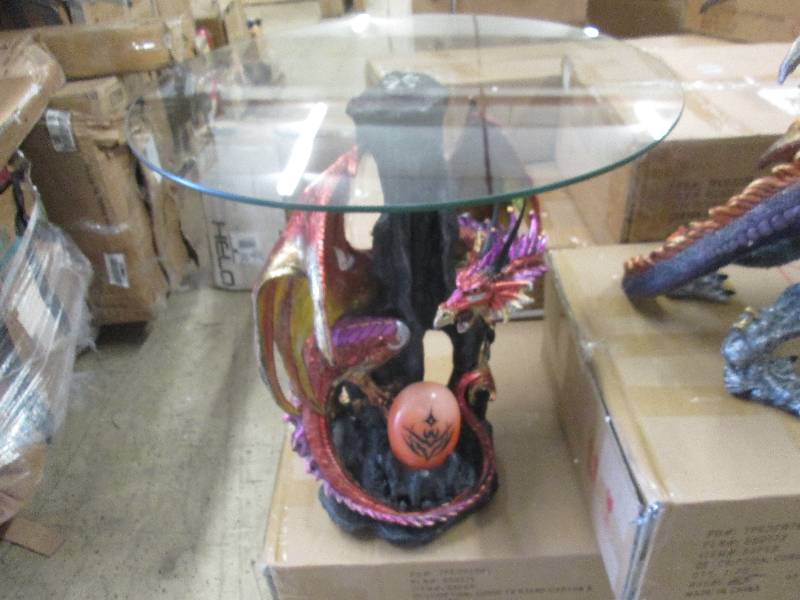 lot 132 image: Red Dragon Table open box, repaired...