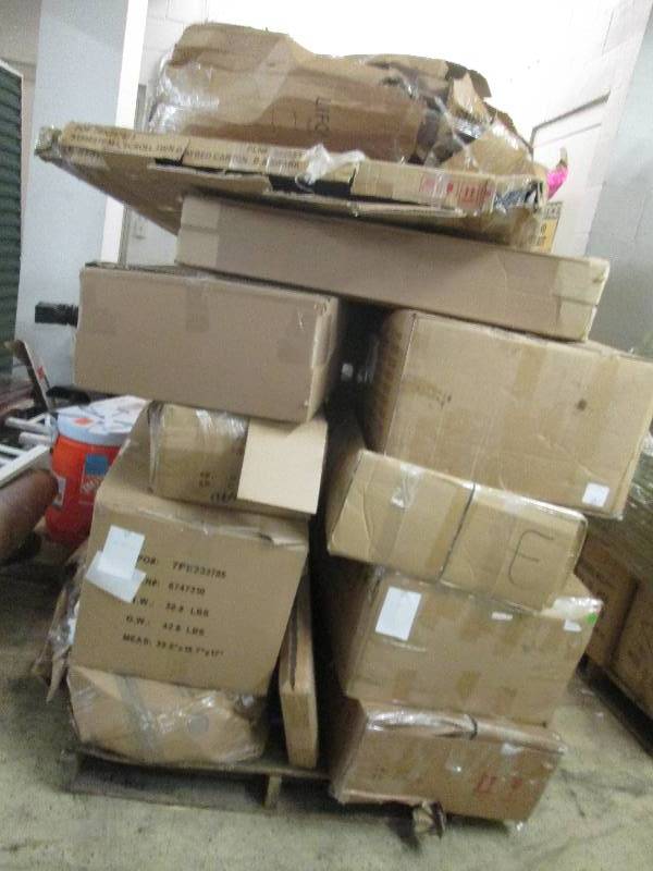 lot 151 image: Pallet of Furniture Damaged or Mis...