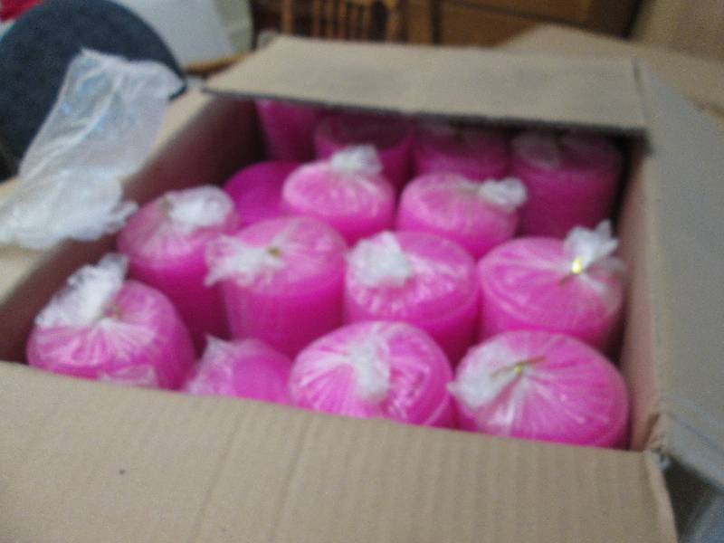 lot 65 image: Case of Hot Pink Tumbler Lids...