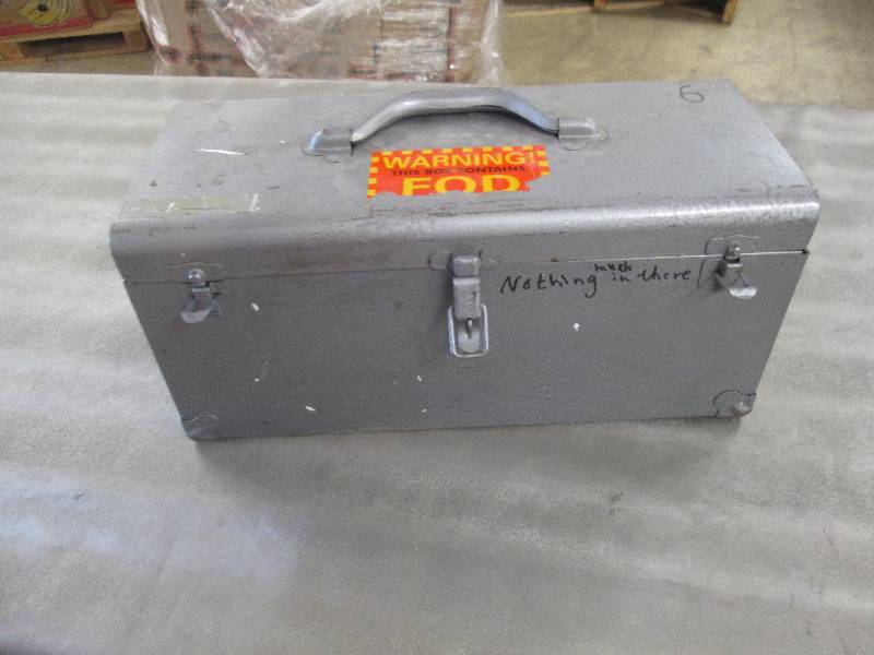 lot 75 image: Metal Tool Box...