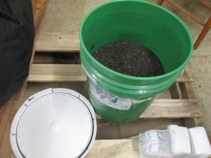 lot 90 image: Partial Bucket Bird Thistle Seed...