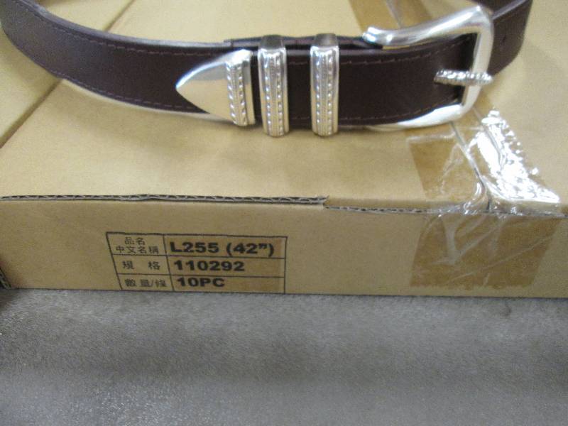 lot 114 image: Lot of 10 Canyon Outback Brown Leat...