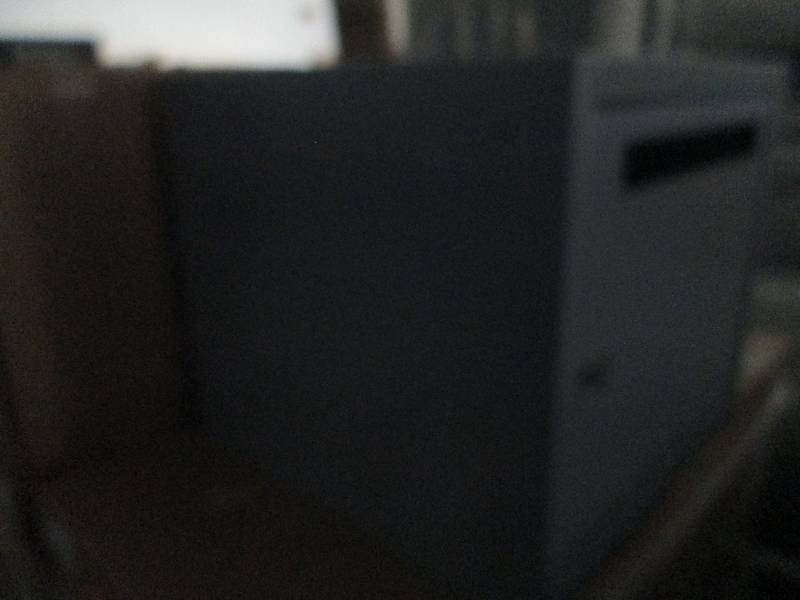 lot 267 image: Metal Locked Drop Box 20Wx20Dx18H i...