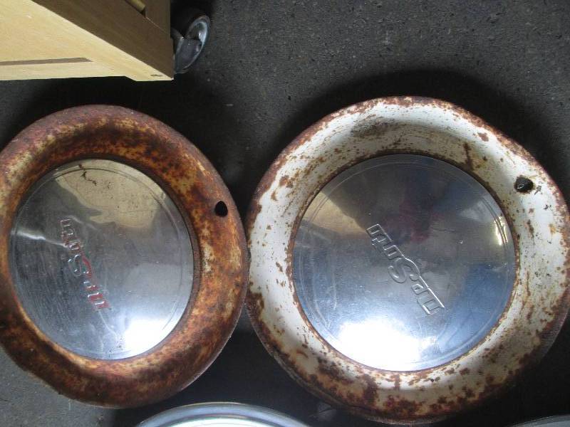 lot 4 image: Lot of 2 DeSoto HubCaps...