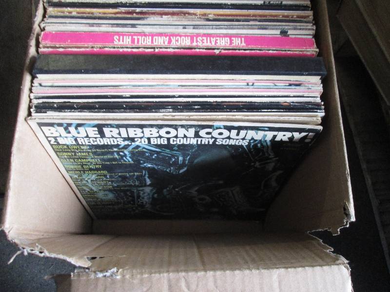 lot 13 image: Box of Vinyl Albums...