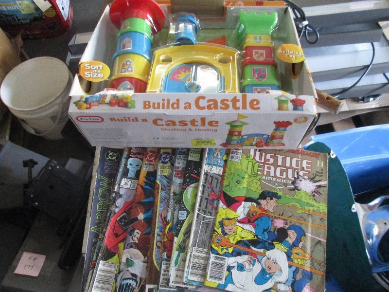 lot 14 image: Build A Castle & Vintage Comic Book...