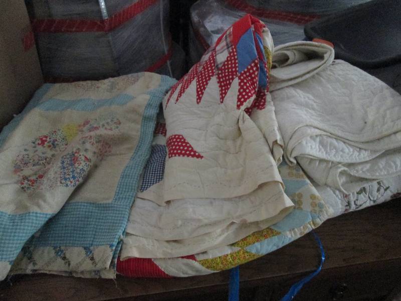 lot 36 image: Bedspread & 2 Hand Crafted Quilts...