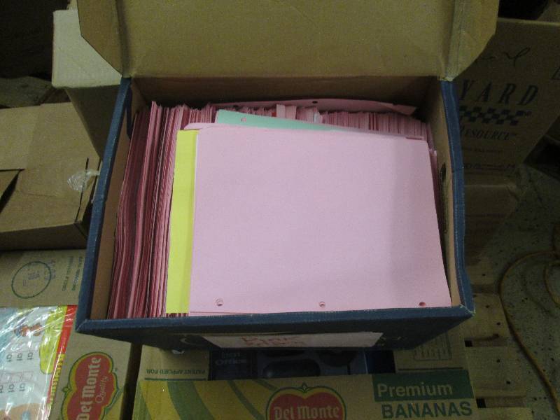 lot 176 image: Pink Punched Paper...
