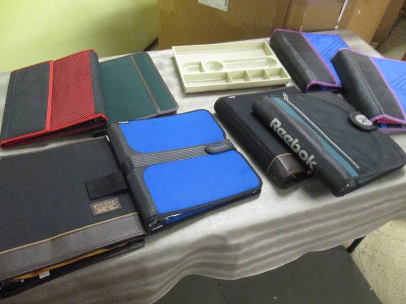 lot 179 image: Desk Organizer, Assorted Portfolios...