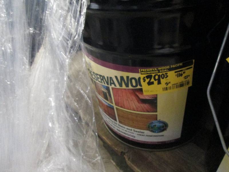 lot 204 image: Preserva Wood 5 gal. Oil-Based Paci...