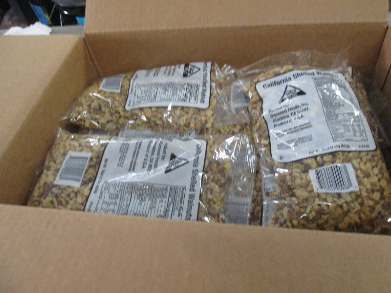 lot 221 image: Box of 23 - 1 lb Bags of English Wa...