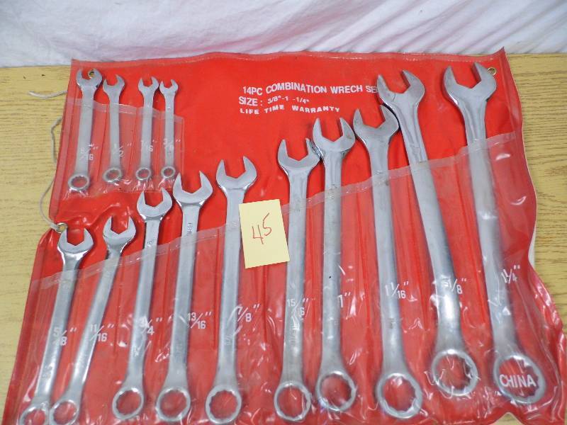 14 Piece Combo Wrench Set