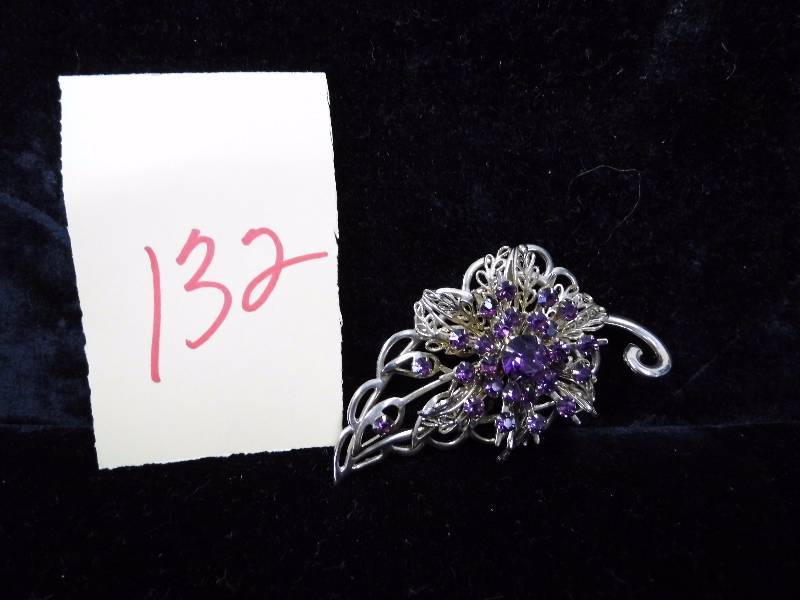 Purple Brooch